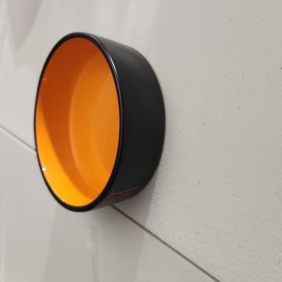 Rae Dunn scaredy cat bowl black orange - Picture 3 of 8